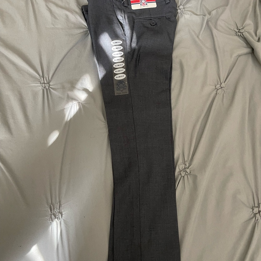 English Laundry Charcoal Slim Fit Trousers